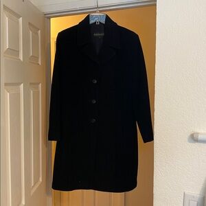Women's Black Wool & Cashmere Coat